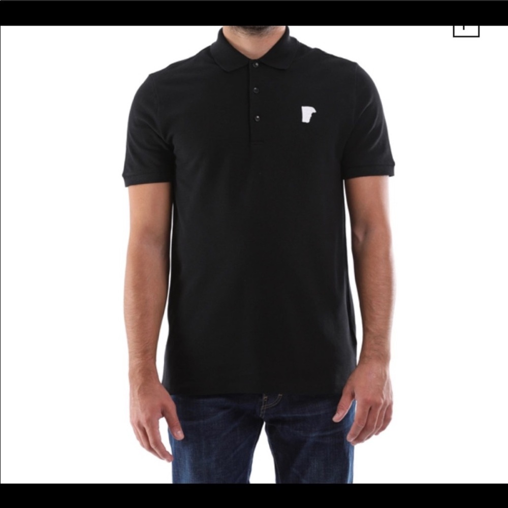 Versace Black Polo Shirt